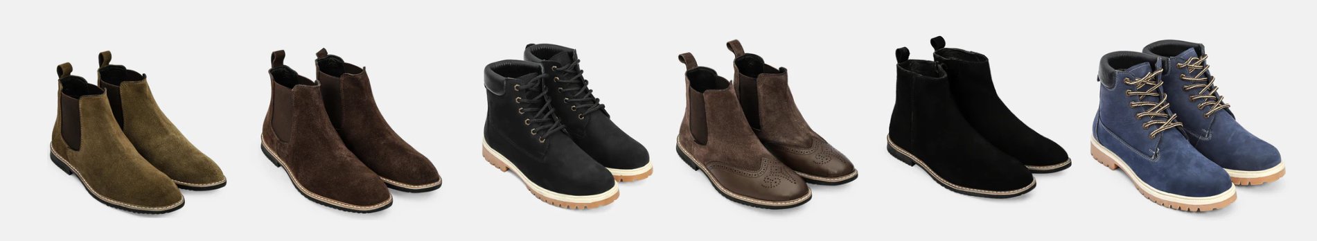 Suede Leather Boots & Shoes