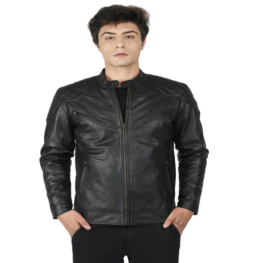 David Black Leather Jacket