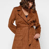Girls Royal Leather Long Coat