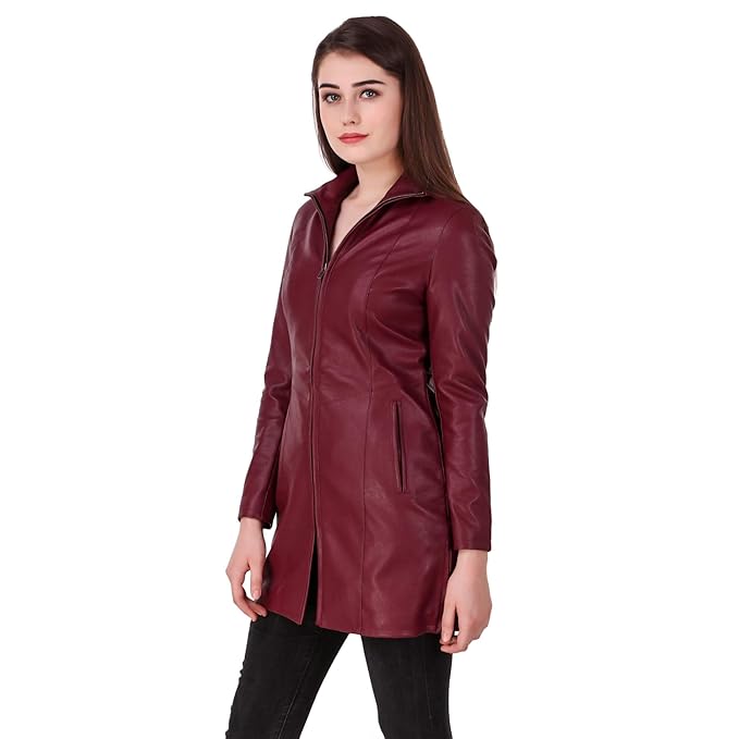 Round Alric Long Leather Blazer