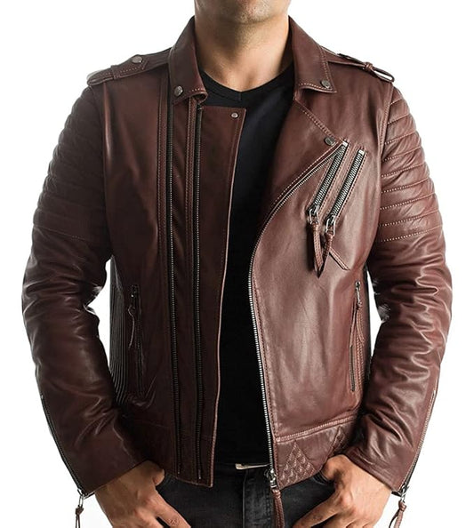 Different Leather Biker Jacket