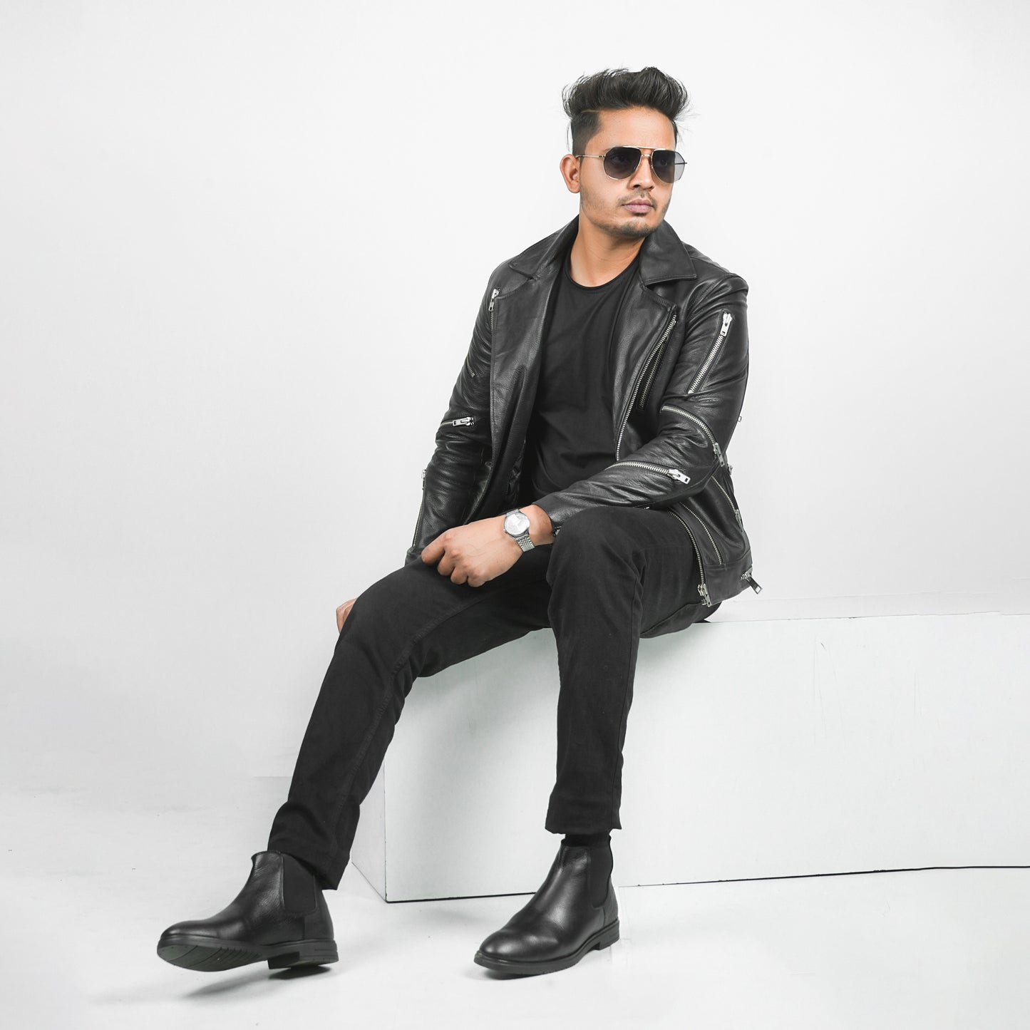 Egoss Leather Chelsea Boot