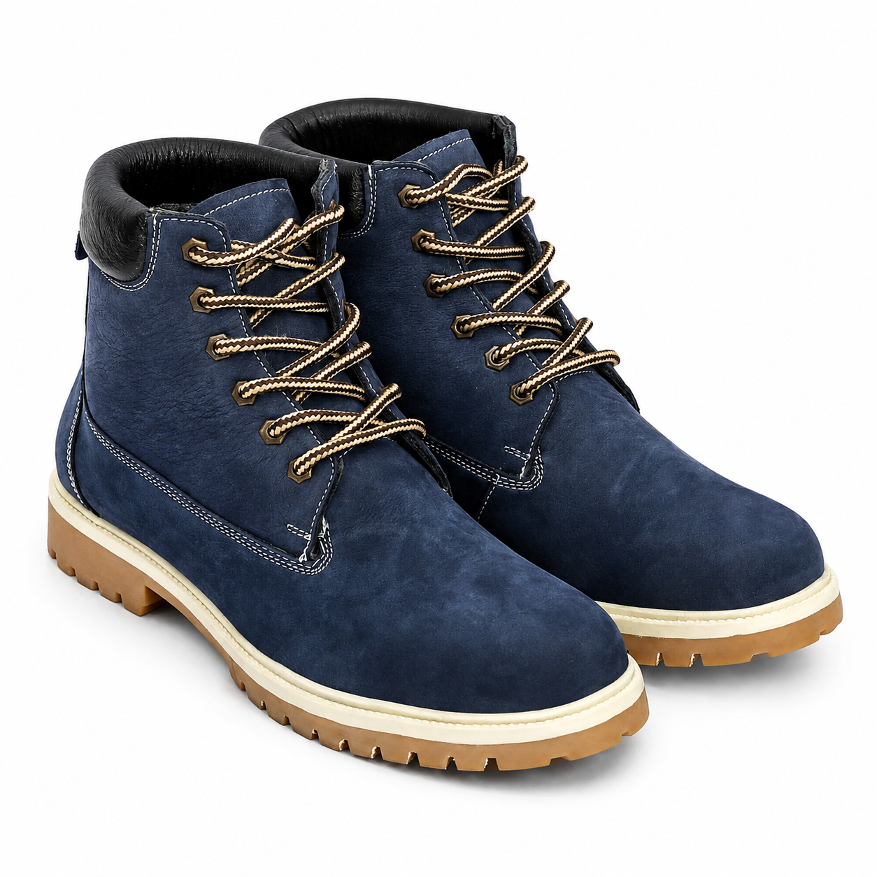 Combat Suede Leather Boots