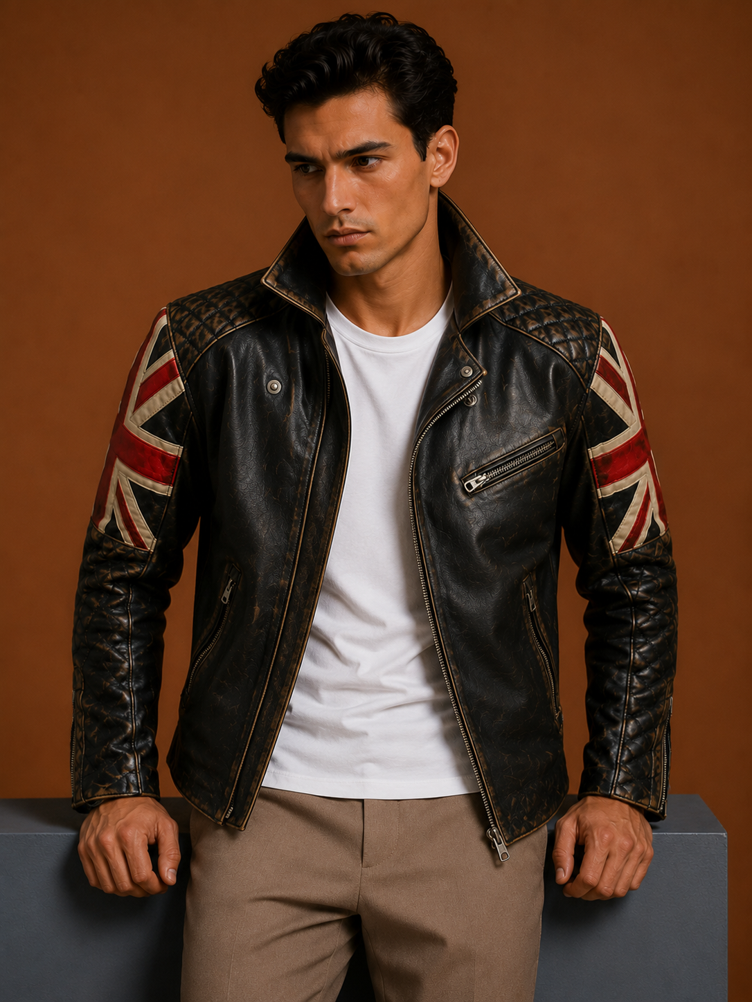 Brel Vintage Leather Jacket
