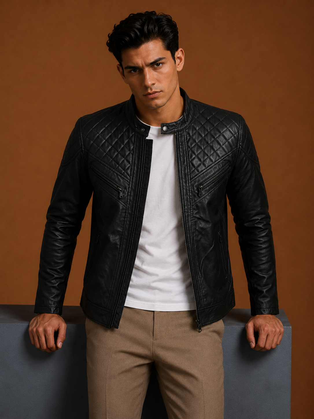 Anti Biker Leather Jacket