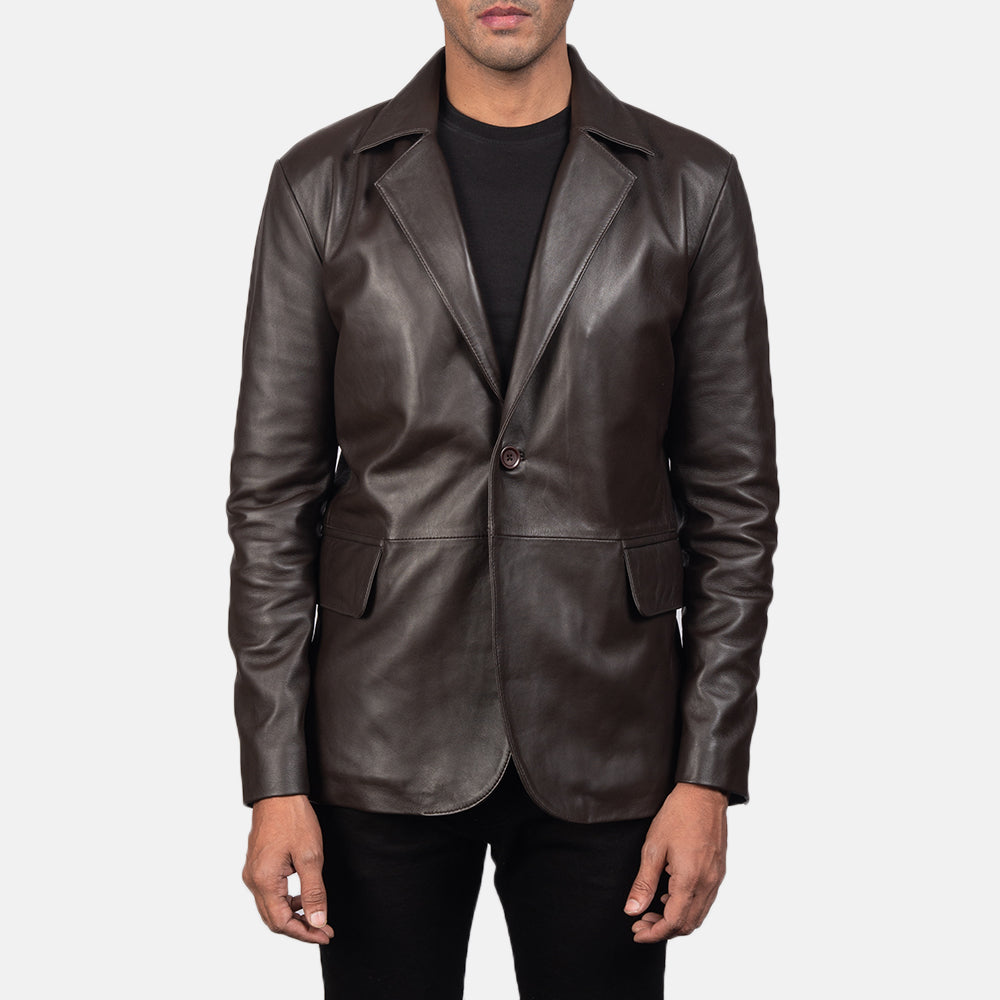 Daron  Leather Blazer