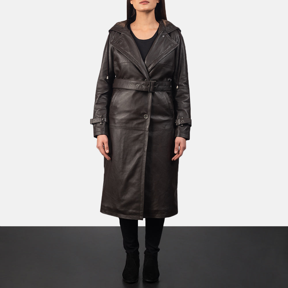 Fixon Hooded Trench Coat