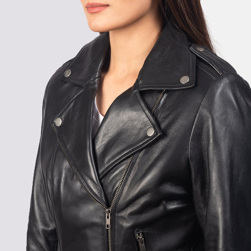 Flashback Leather Biker Jacket