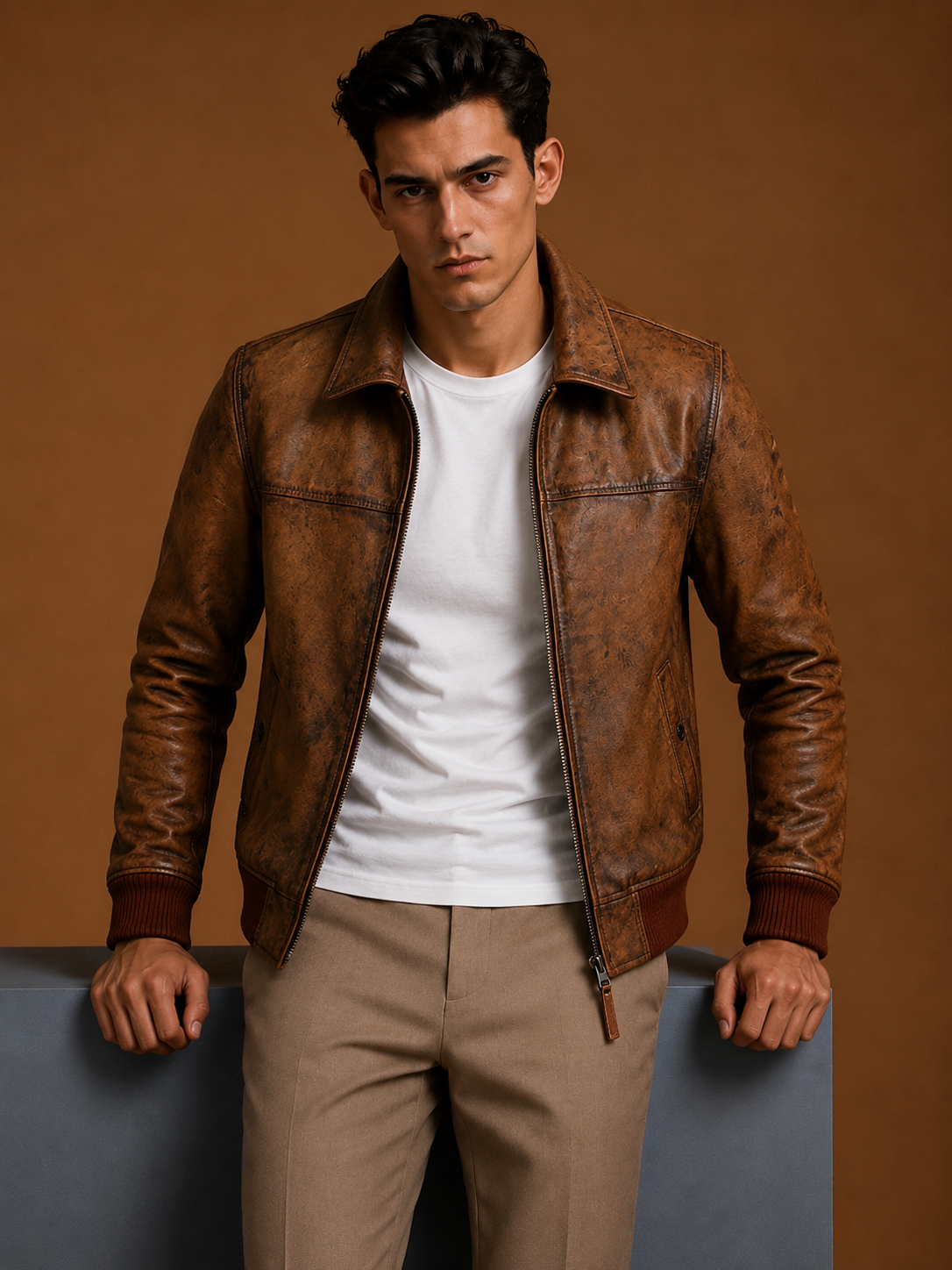 Welcom Vintage Leather Jacket