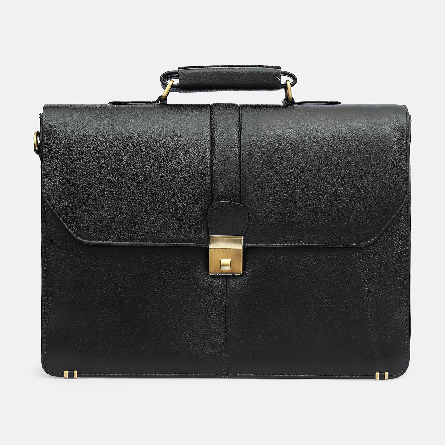 Laveri  Leather Messenger Bag