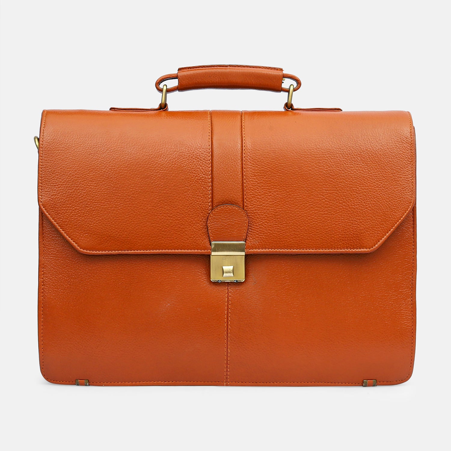 Laveri  Leather Messenger Bag