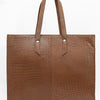 Croc Satchel Leather Ladies Handbag