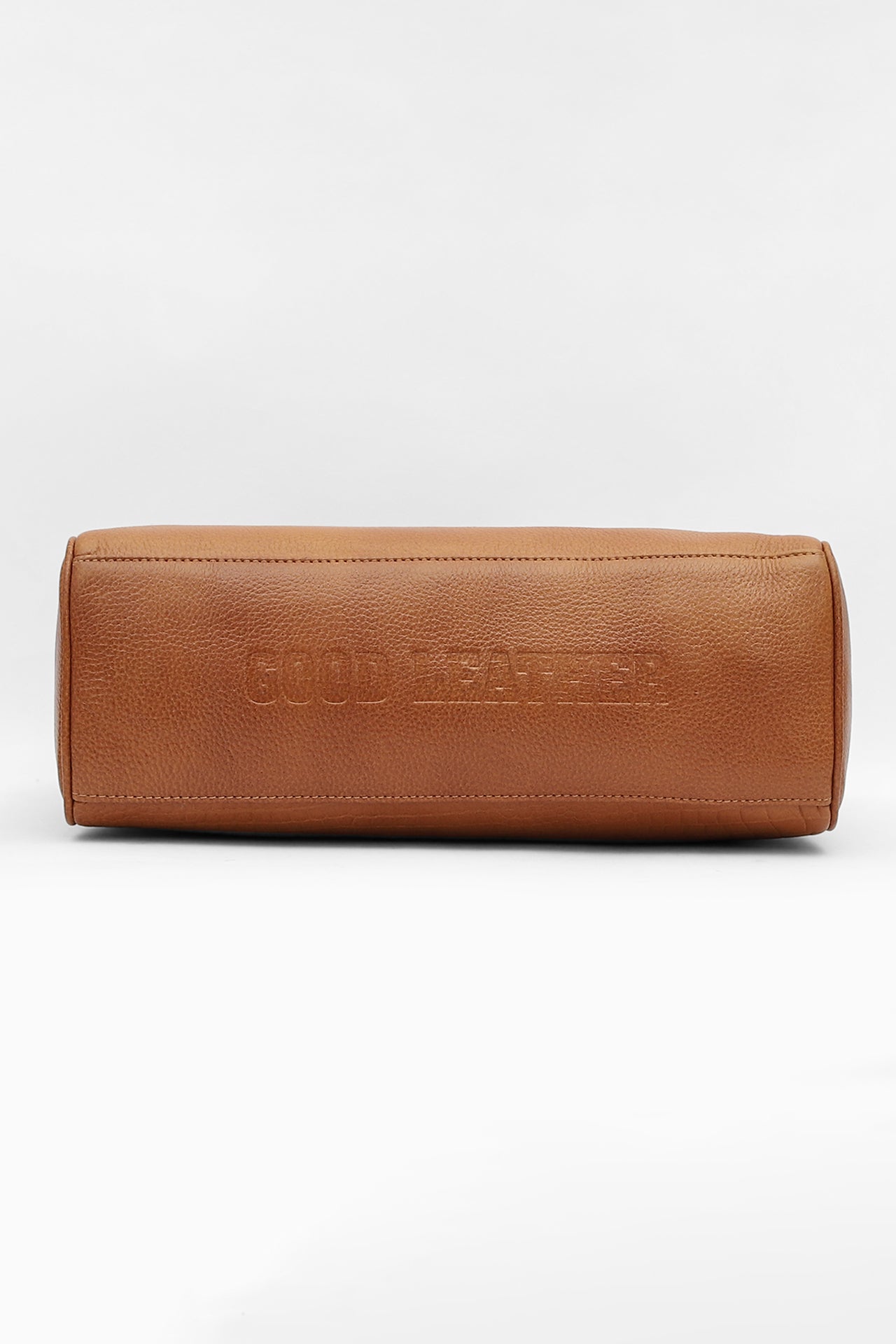Elegant Leather Handbag with Chain Handles