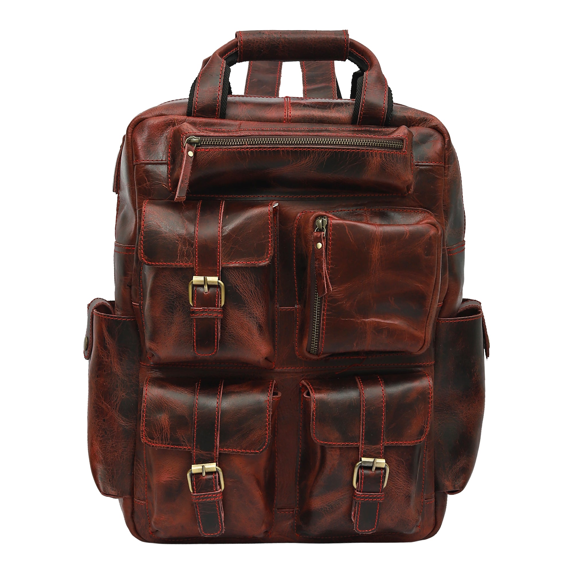 Rexo Crunch Leather Backpack