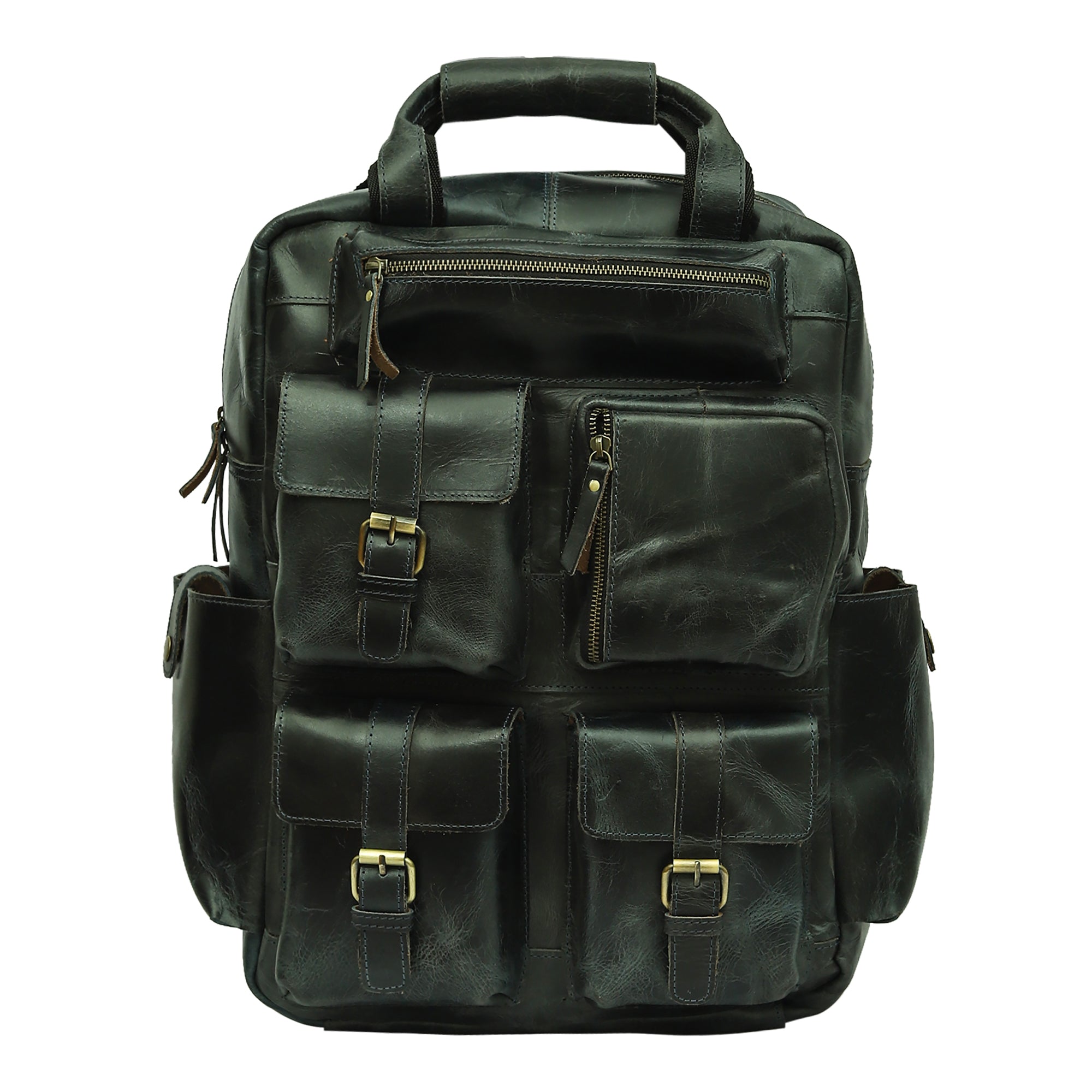 Rexo Crunch Leather Backpack
