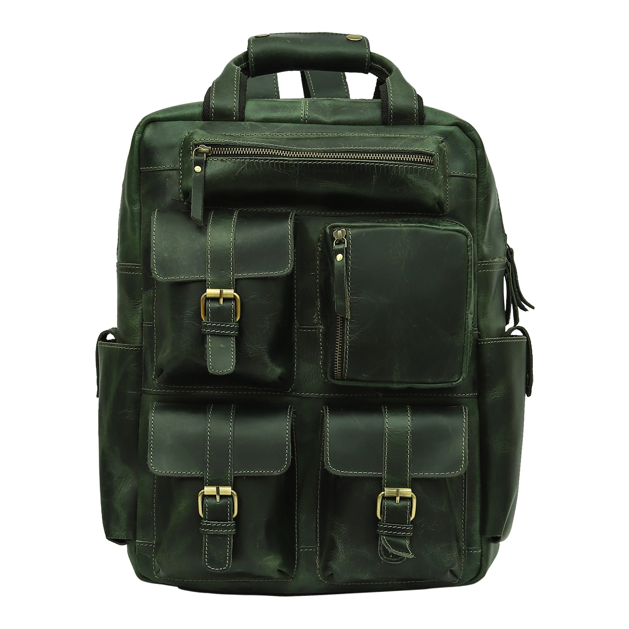 Rexo Crunch Leather Backpack