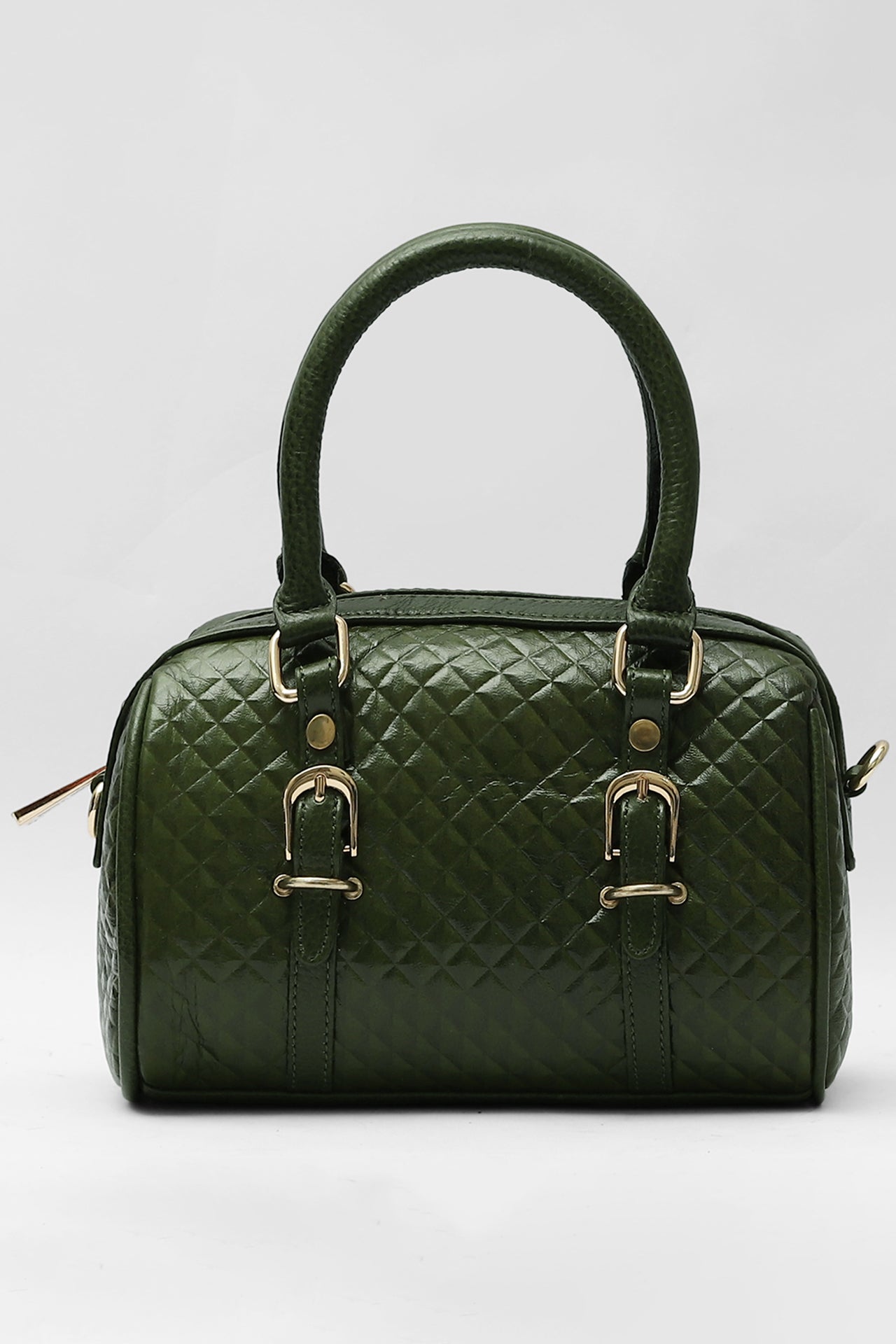 Emerald Luxe Leather Sling Bag