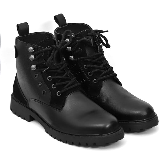Obsidian Leather Boots