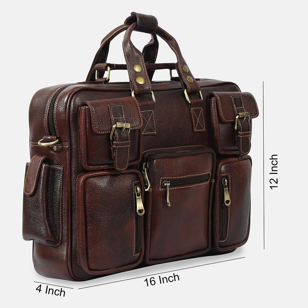 Roter Leather Office Bag – Good Leather Garments