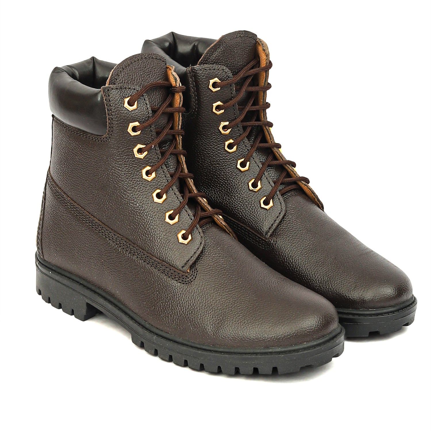 Jack Marc High Ankle Leather Boots