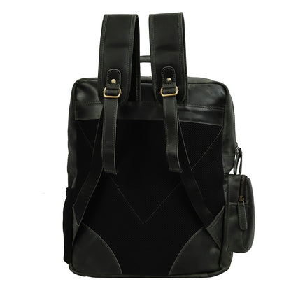 Classic Leather Travel Backpack