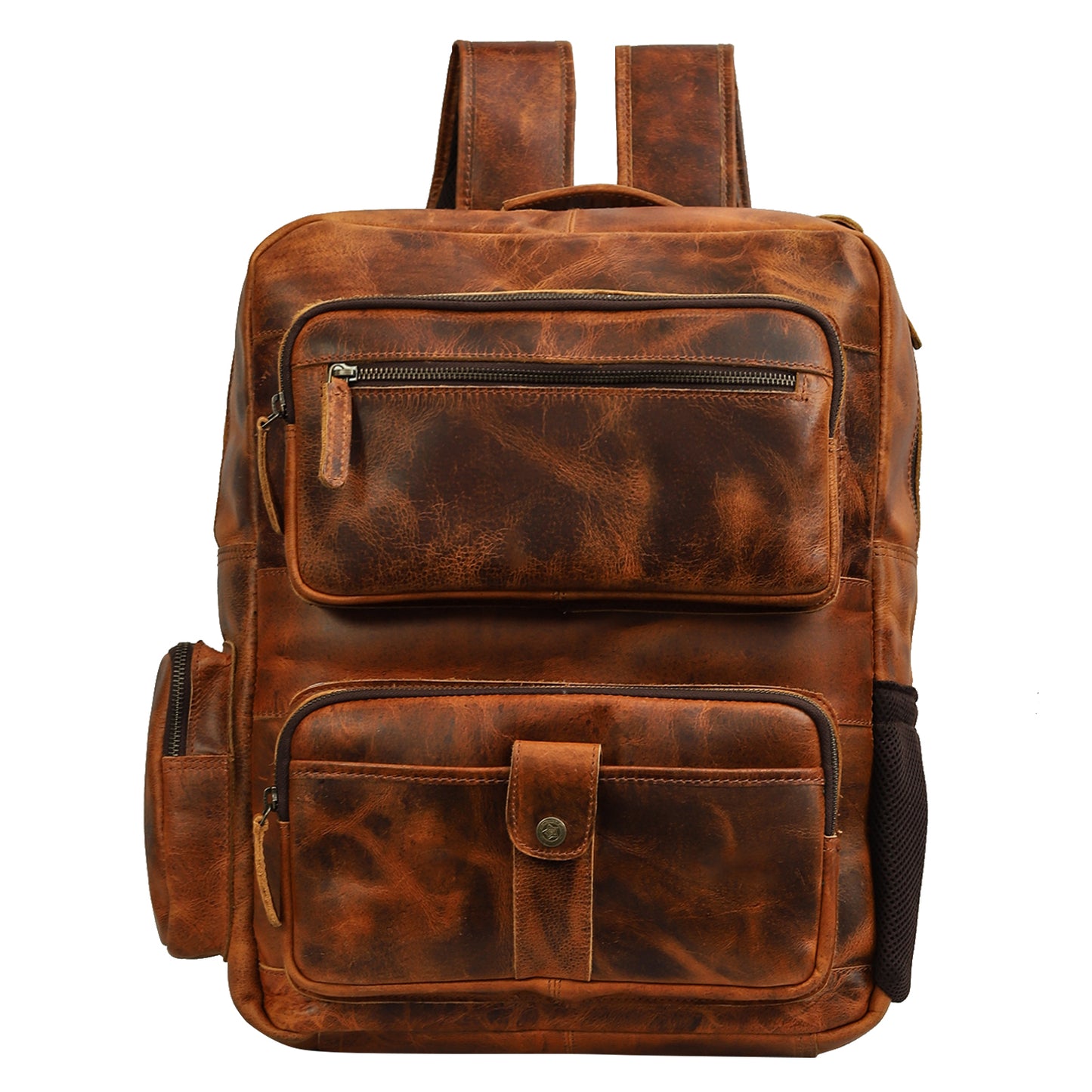 Classic Leather Travel Backpack