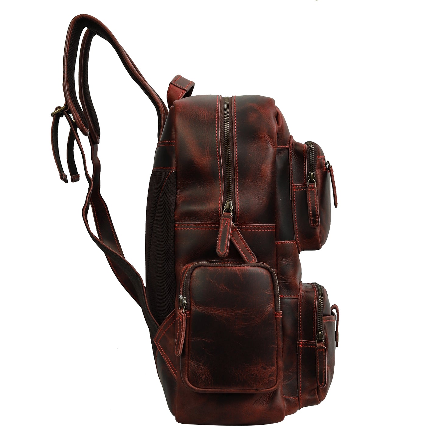 Classic Leather Travel Backpack