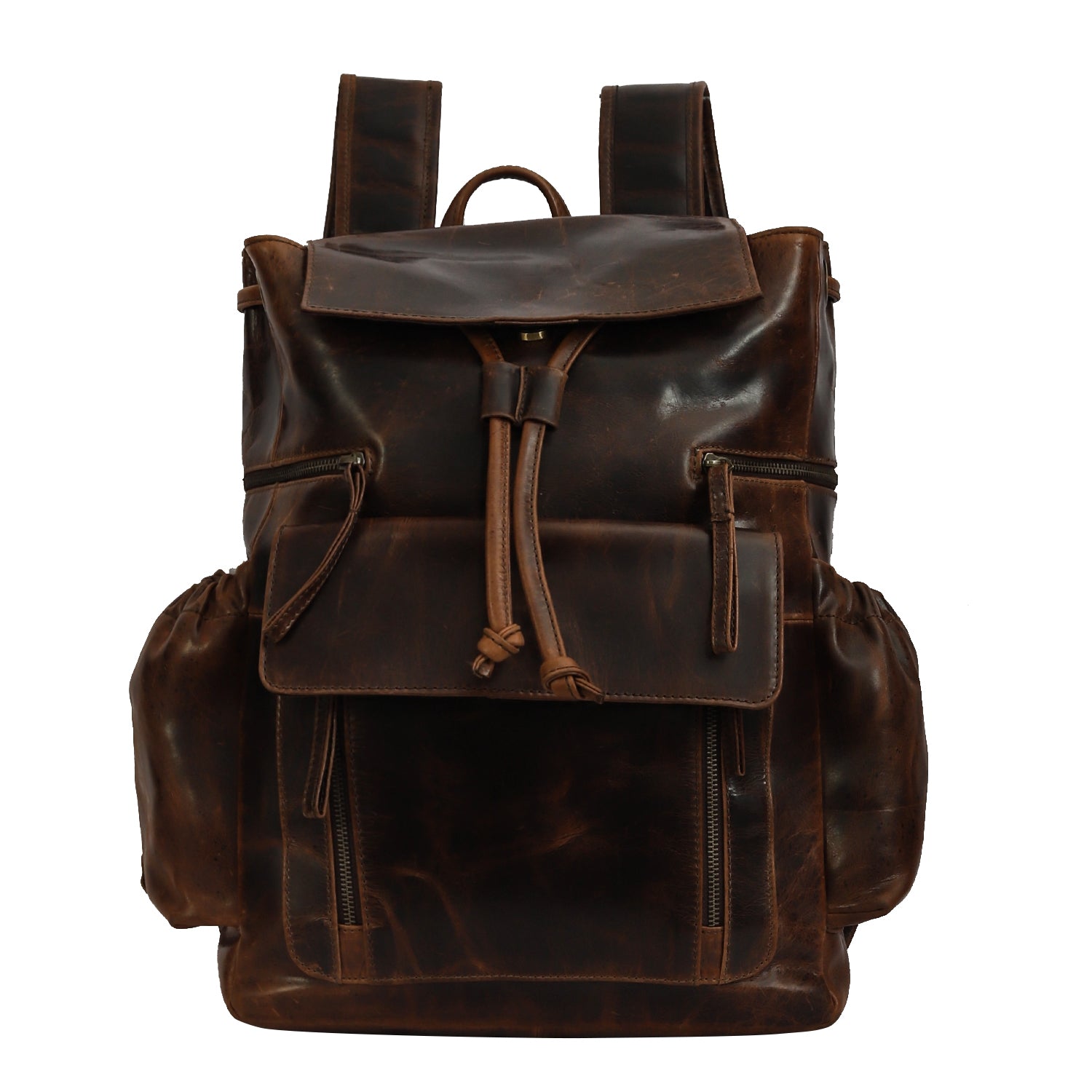 Top Crunch Leather Backpack