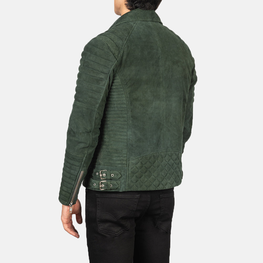Armand Suede Leather Biker Jacket