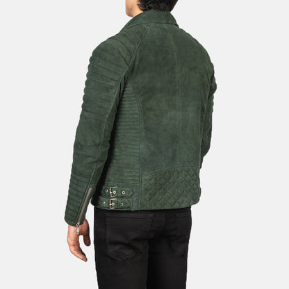 Armand Suede Leather Biker Jacket