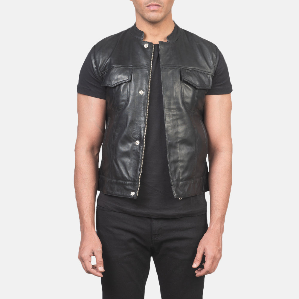Atlas Moto Leather Vest
