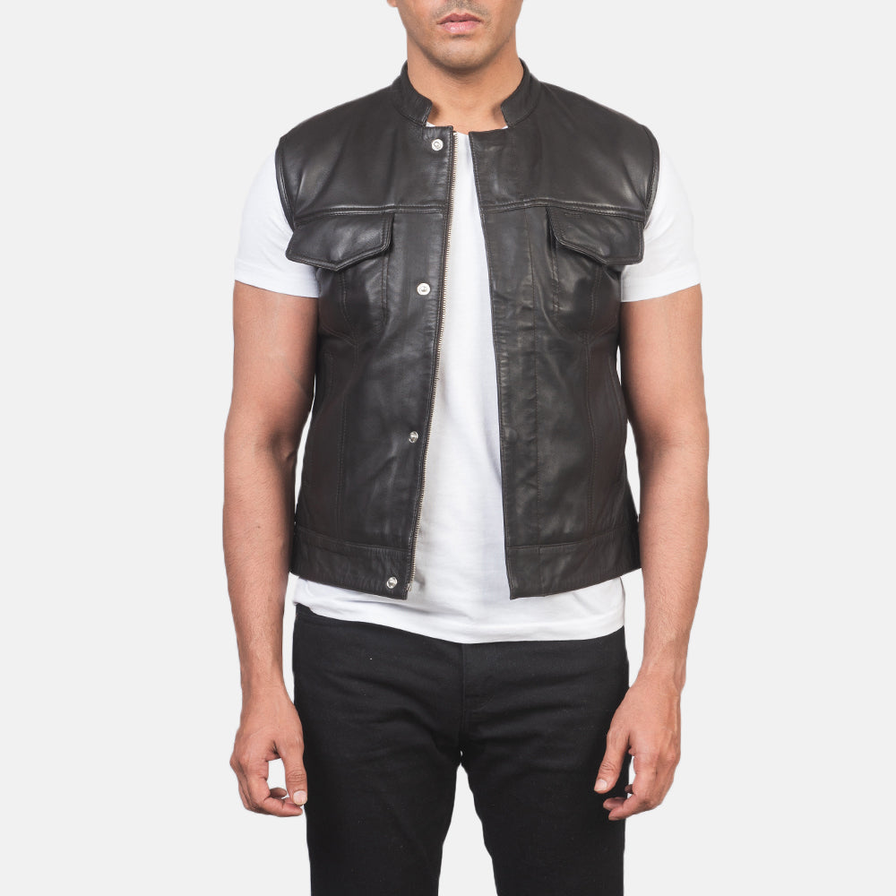 Atlas Moto Leather Vest