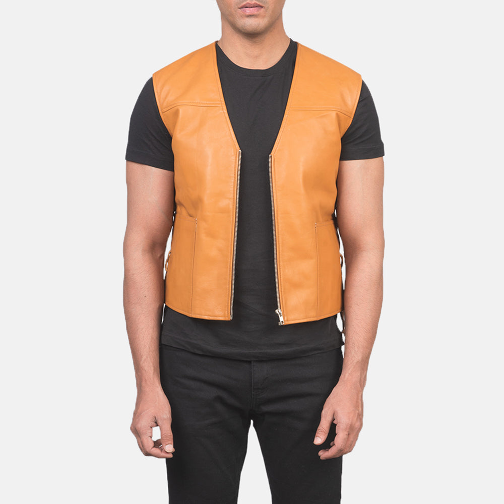 Brandon  Leather Vest