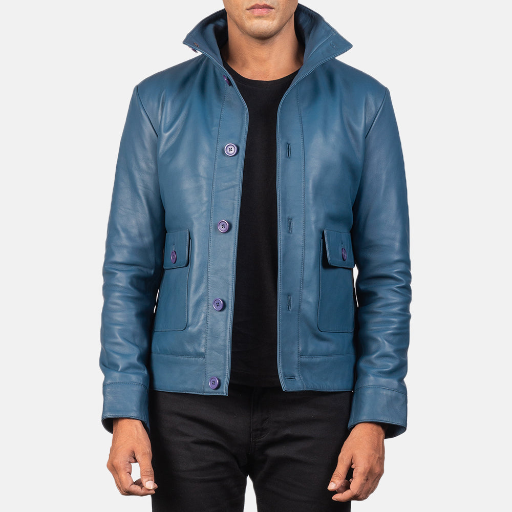 Columbus  Leather Bomber Jacket