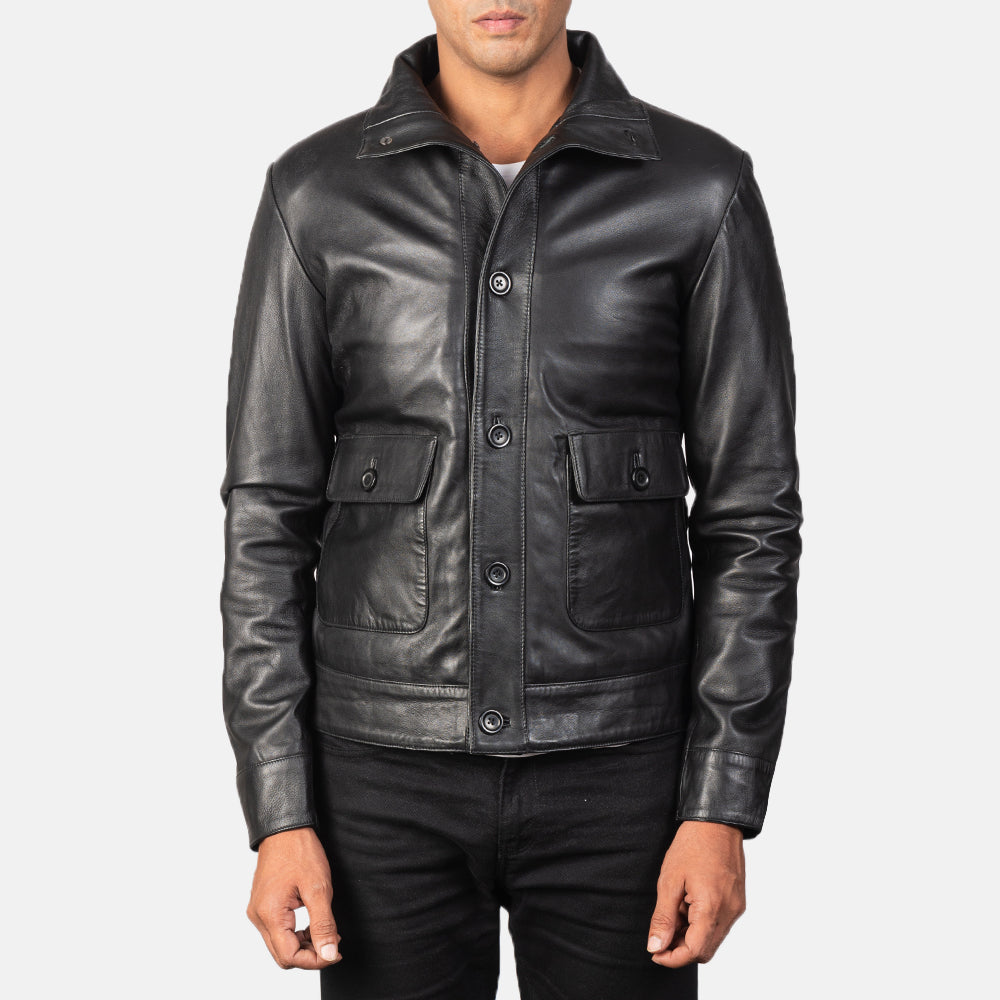 Columbus  Leather Bomber Jacket