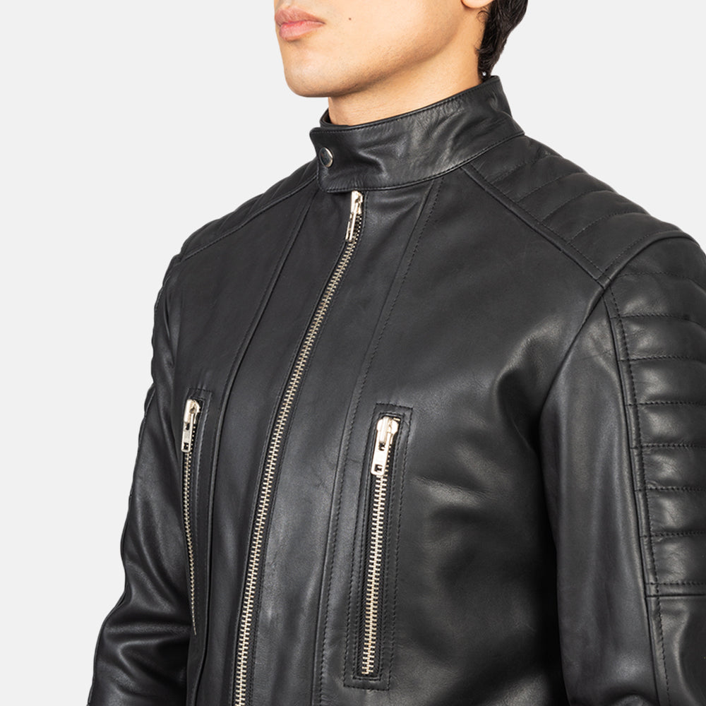Damian Leather Biker Jacket - 2