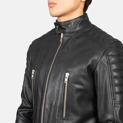 Damian Leather Biker Jacket - 2