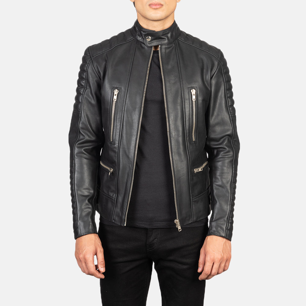 Damian Leather Biker Jacket - 2