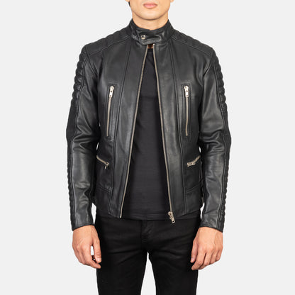 Damian Leather Biker Jacket - 2