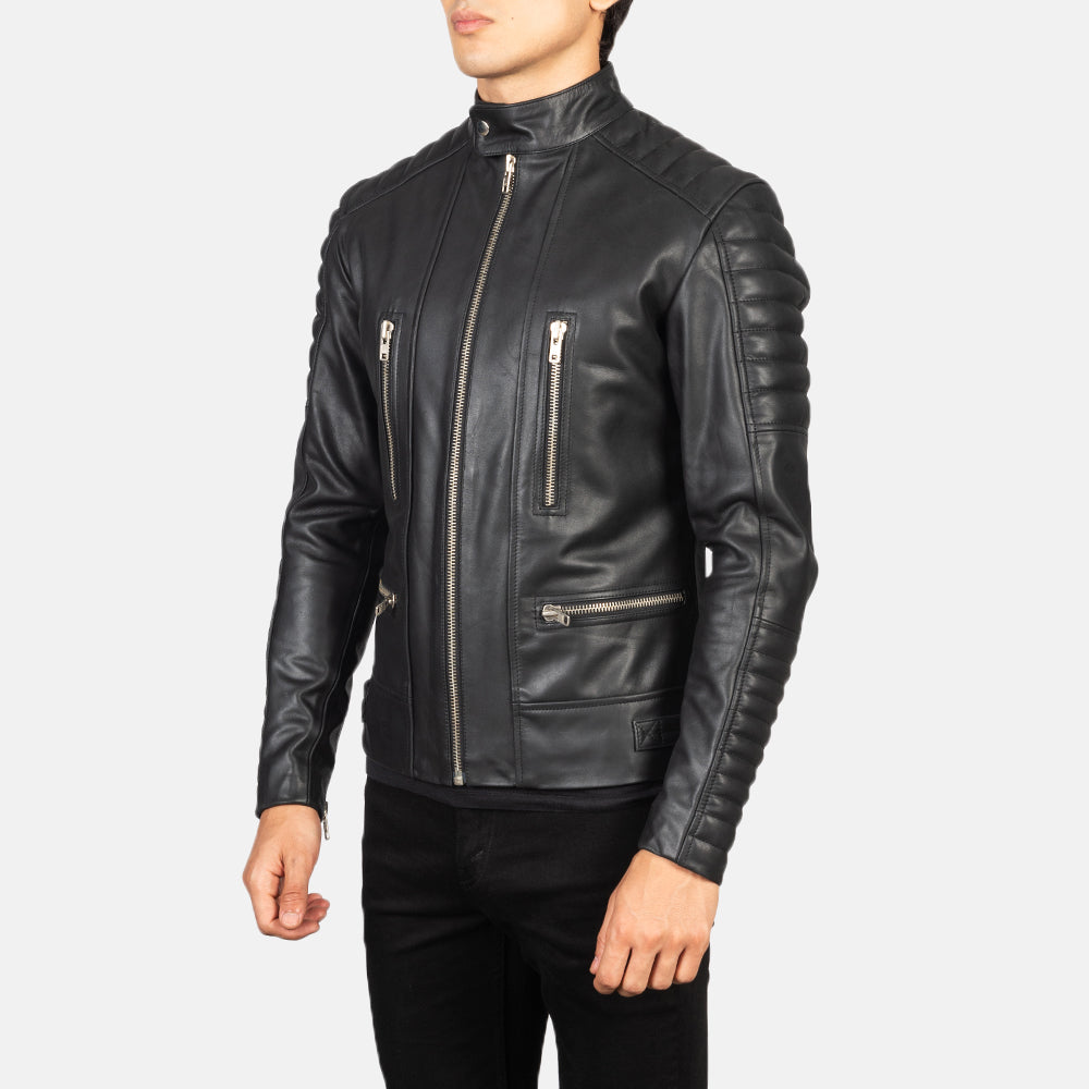 Damian Leather Biker Jacket - 2