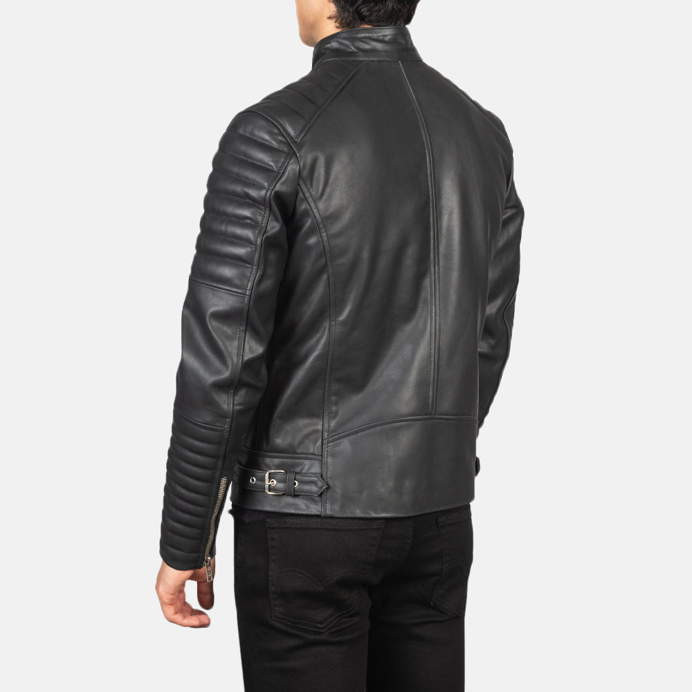 Damian Leather Biker Jacket - 2
