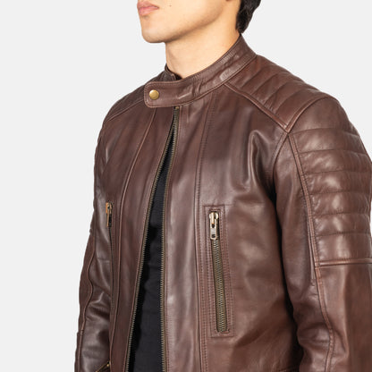 Damian Leather Biker Jacket - 2