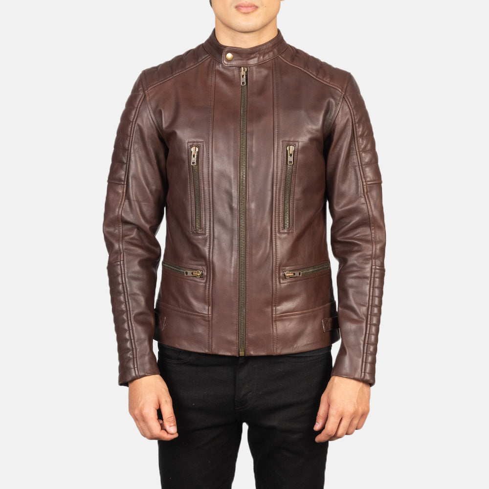 Damian Leather Biker Jacket - 2