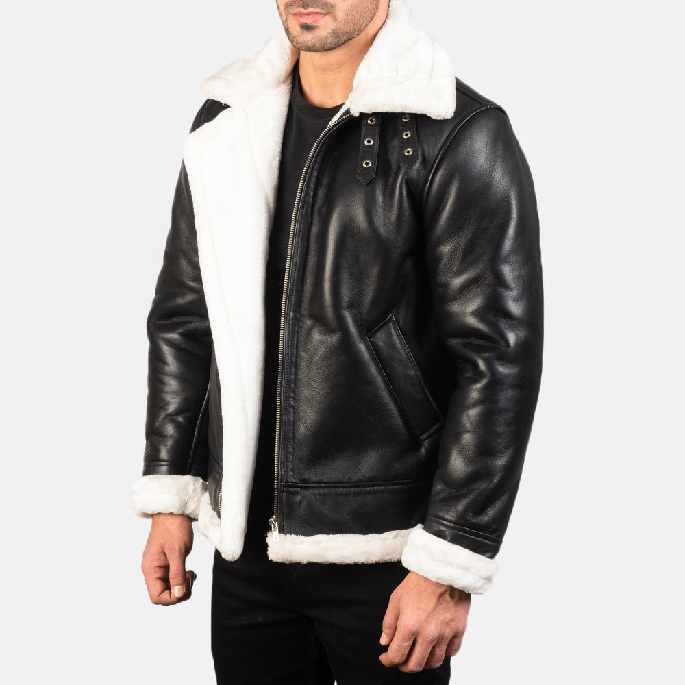 Francis B-3  Leather Bomber Jacket