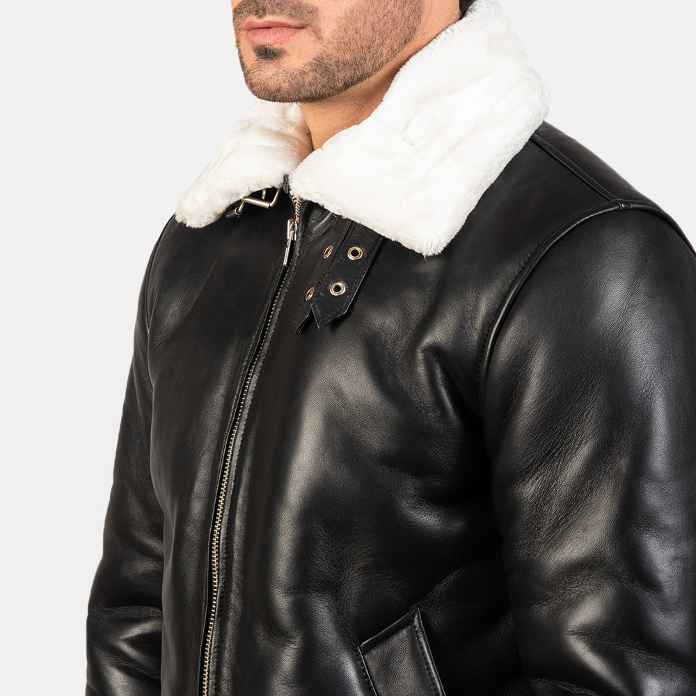 Francis B-3  Leather Bomber Jacket