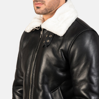 Francis B-3  Leather Bomber Jacket
