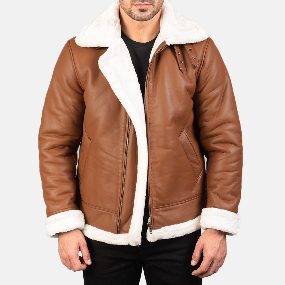 Francis B-3  Leather Bomber Jacket