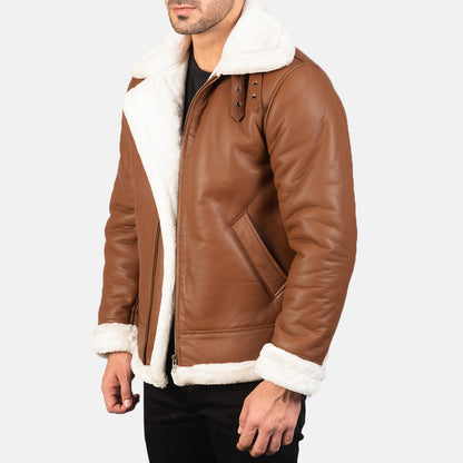 Francis B-3  Leather Bomber Jacket