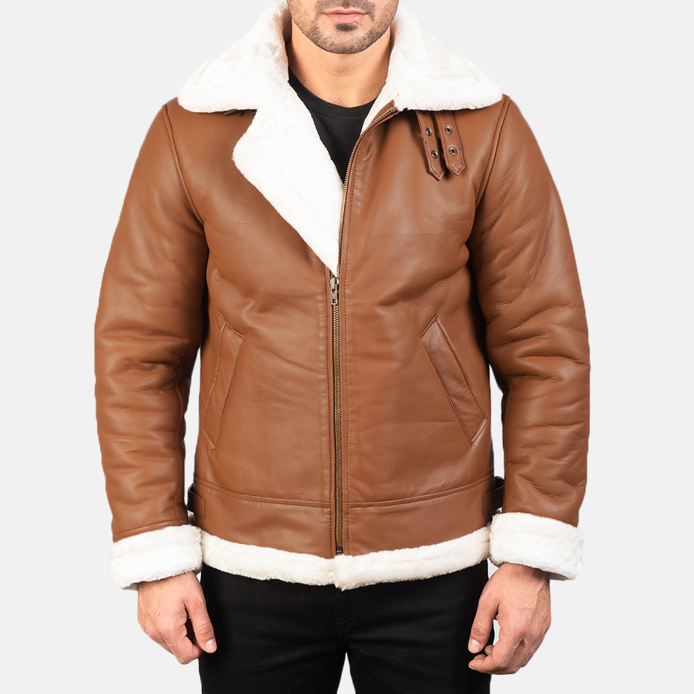Francis B-3  Leather Bomber Jacket