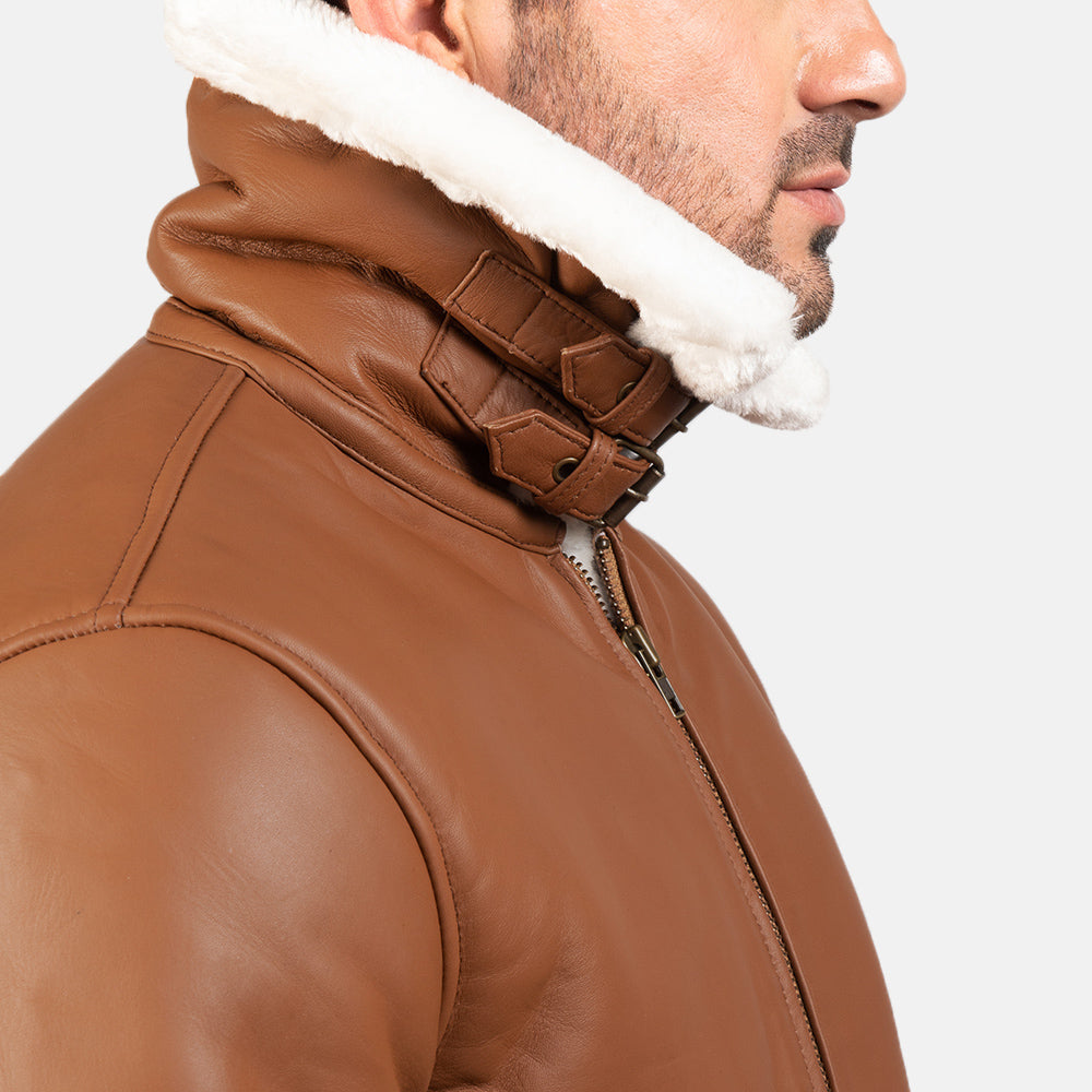 Francis B-3  Leather Bomber Jacket